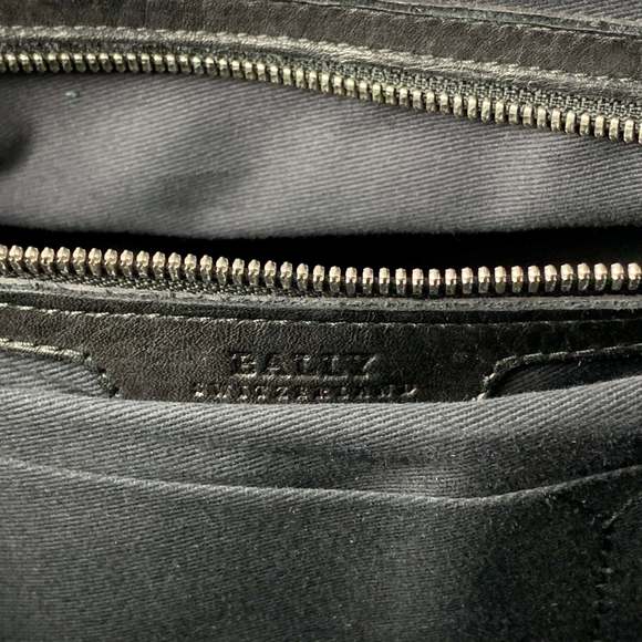 BALLY Black Leather Top Handles Tote Bag - Picture 11 of 11